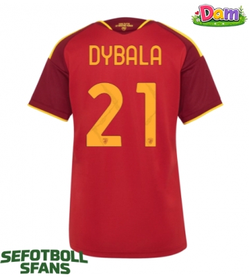 AS Roma Paulo Dybala #21 Hemmatröja Kvinnor 2026-27 Kortärmad